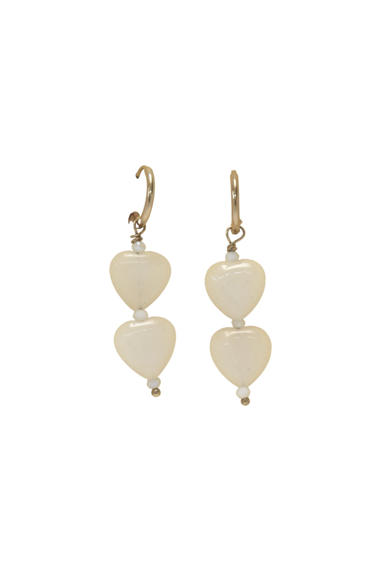 Mireille - Kleine hoops met hartjes