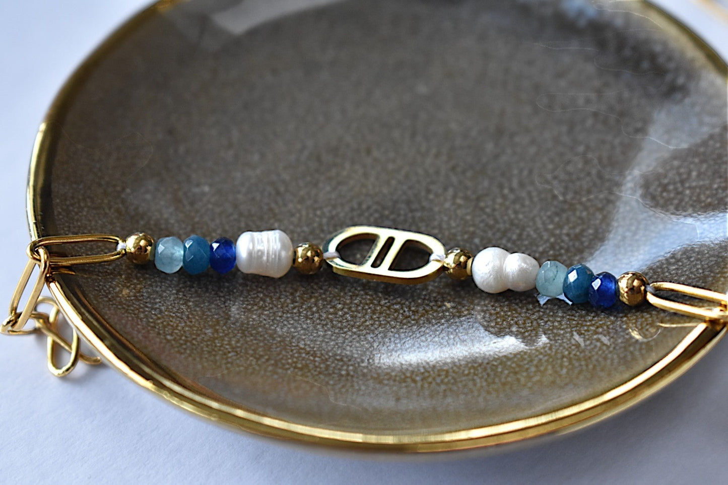 Inaya - Ketting DD met blauw