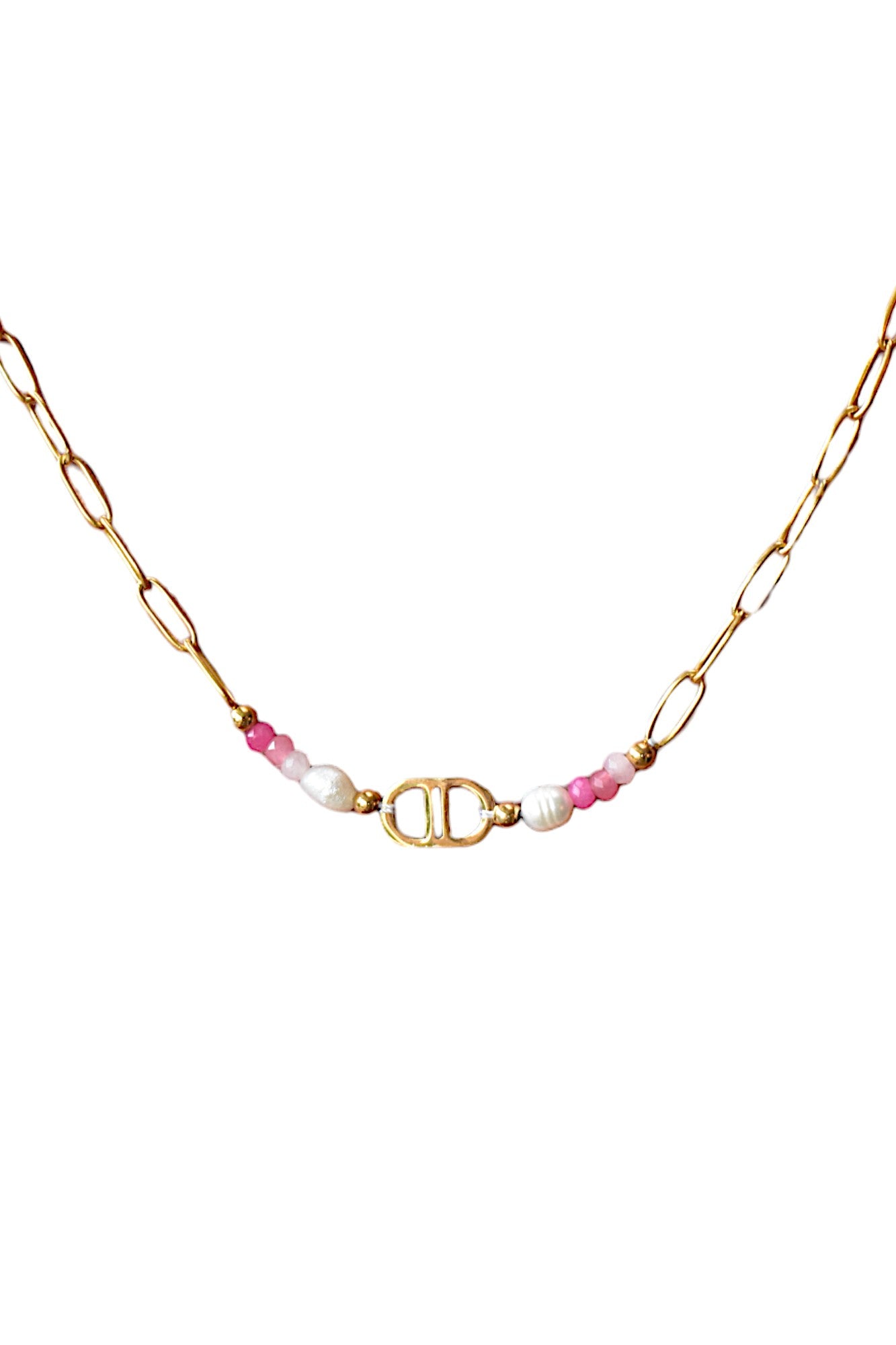 Mara - Ketting DD met roze